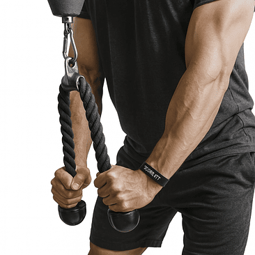 Pack Polea Agarre V + Cuerda Triceps Score Fit® 3