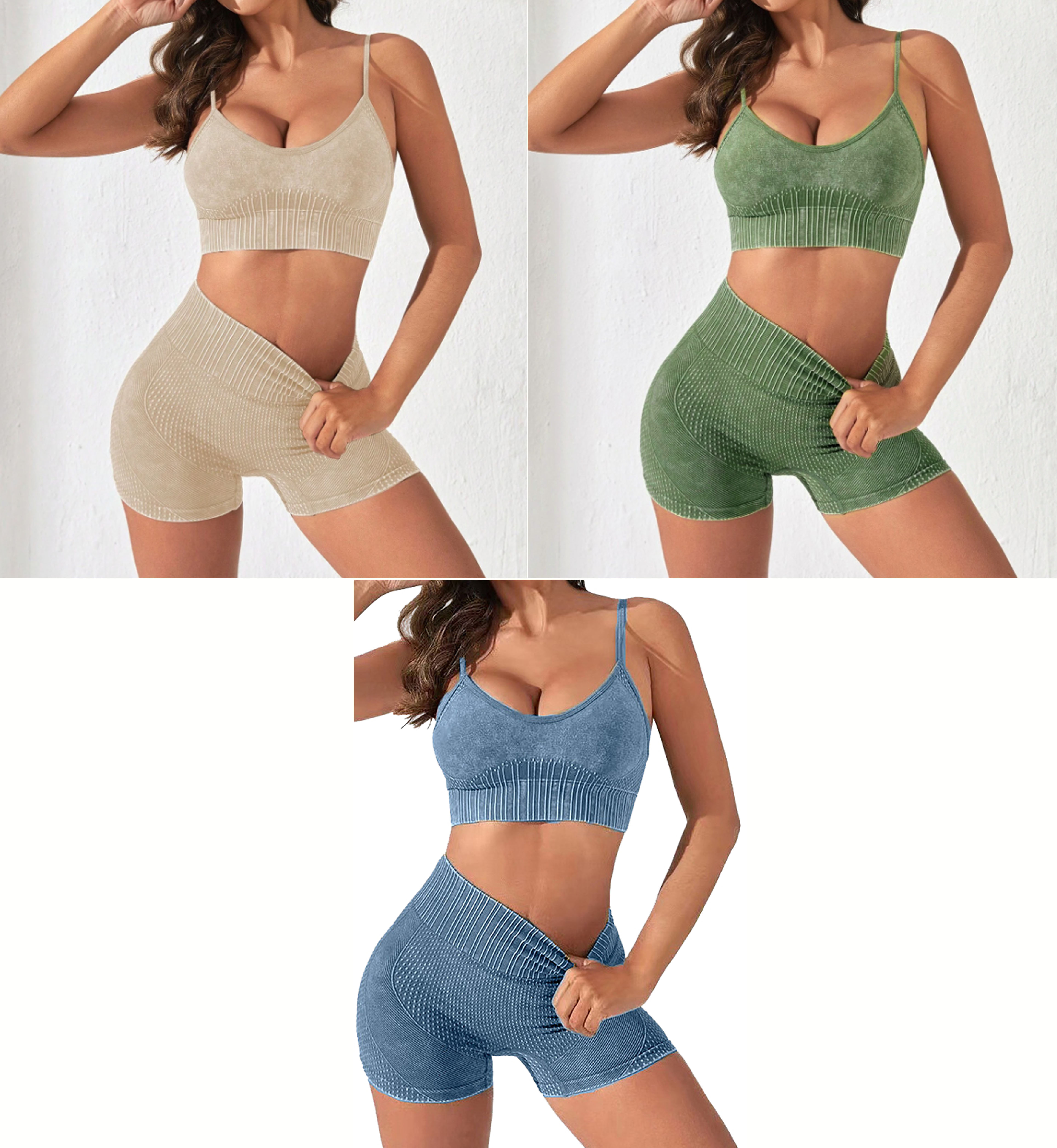 Pack 3 Conjuntos Deportivos Cortos 1