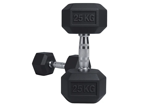 Par Mancuernas Hexagonales 25 Kg (total 50kg)