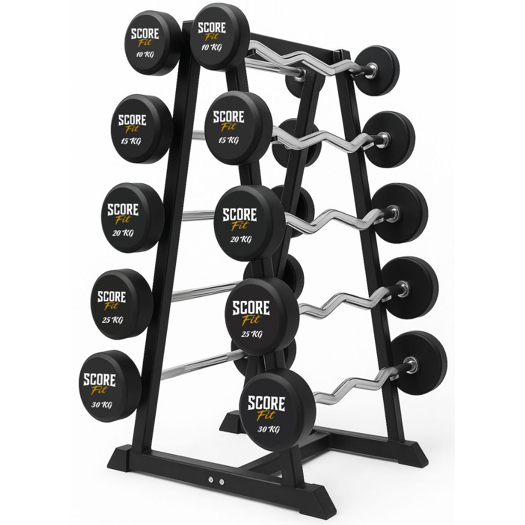 Rack 10 Barras Mixtas (rectas/curvas) Peso Fijo 1