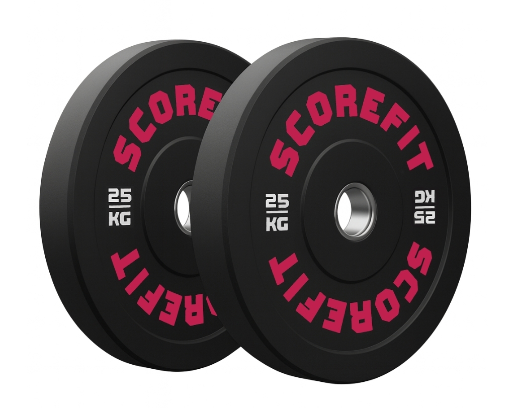Par Discos Olímpicos Bumper 25 Kg Score Fit® (PREVENTA) 1