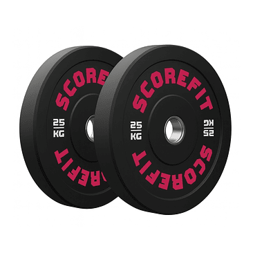 Par Discos Olímpicos Bumper 25 Kg Score Fit® (PREVENTA) 1
