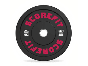 Par Discos Olímpicos Bumper 25 Kg Score Fit® (PREVENTA)