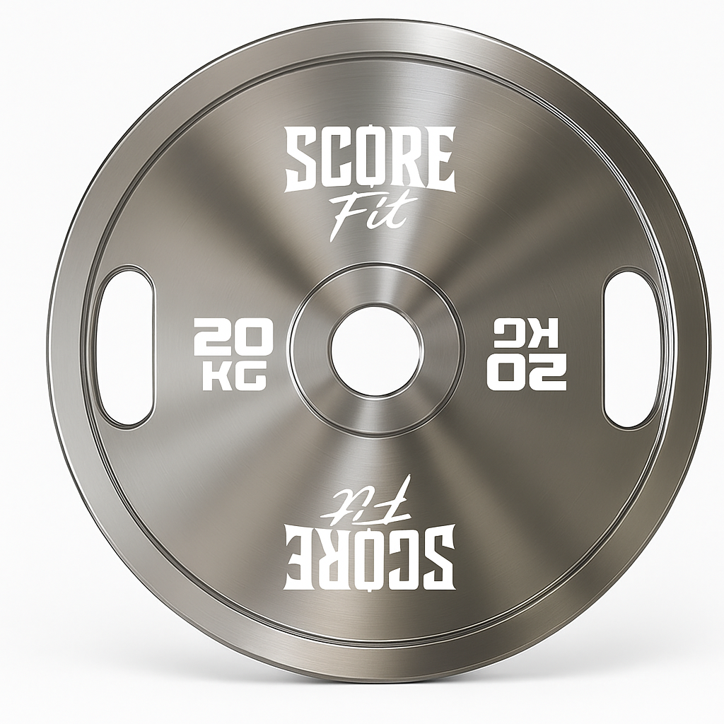 Set 150 Kg Discos Calibrados Powerlifting SCORE FIT® 9