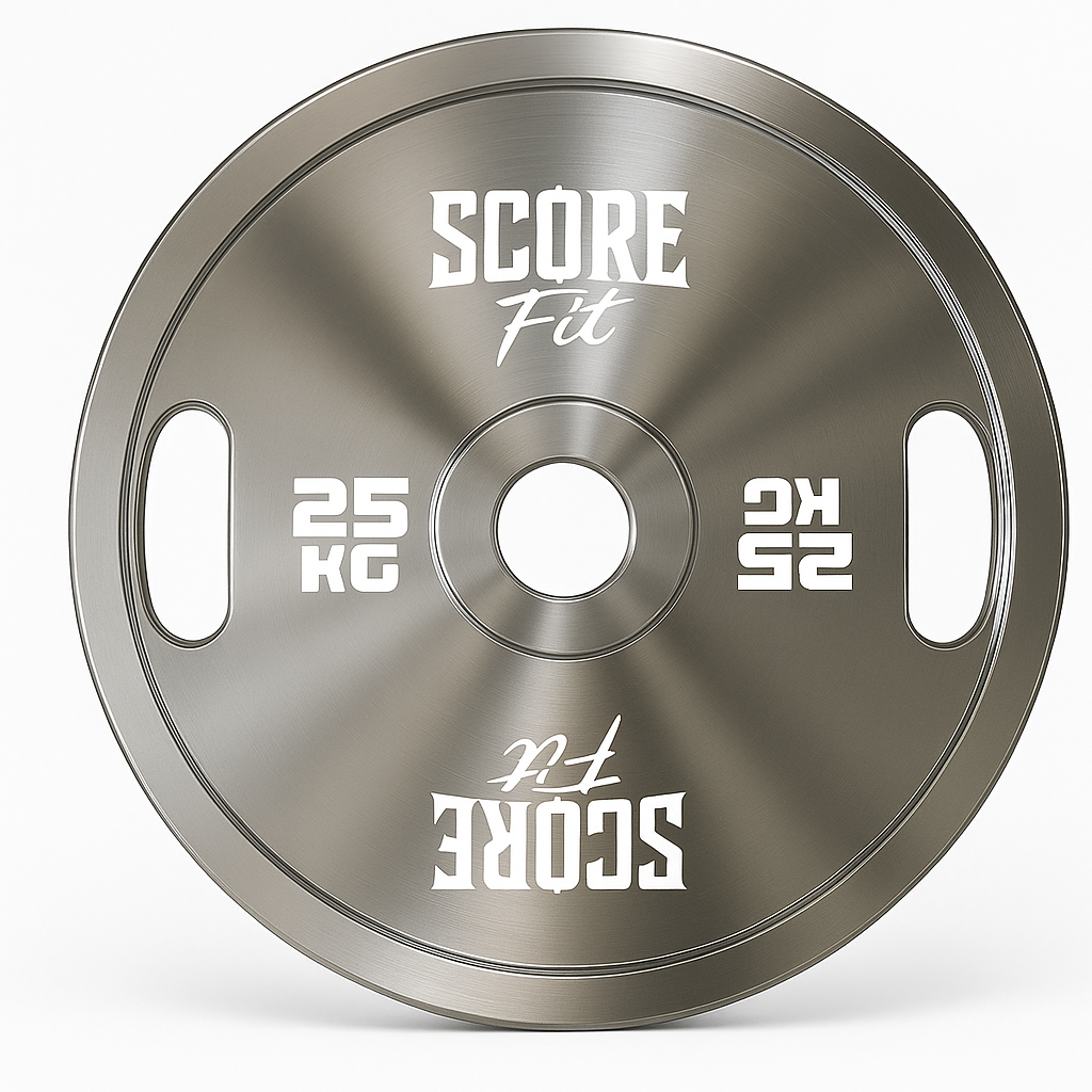 Set 150 Kg Discos Calibrados Powerlifting SCORE FIT® 10