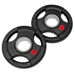 Par Discos Olímpicos Grip 1,25 Kg (triple agarre) - Miniatura 1