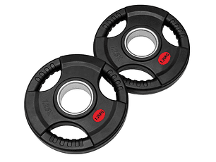Par Discos Olímpicos Grip 1,25 Kg (triple agarre)