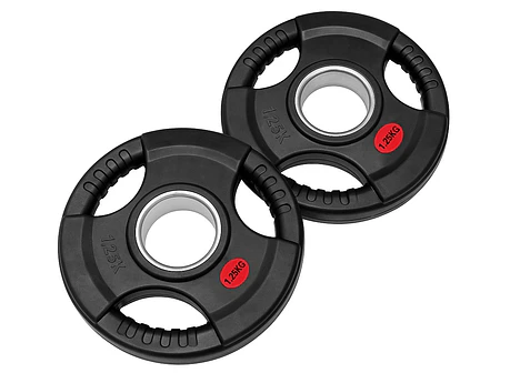 Par Discos Olímpicos Grip 1,25 Kg (triple agarre)