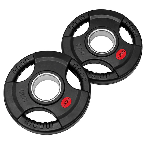 Par Discos Olímpicos Grip 1,25 Kg (triple agarre)
