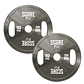 Par Discos Calibrados Powerlifting 10 Kg Score Fit® - Miniatura 1