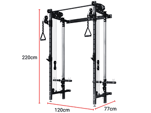 Rack Doble Polea Regulable SF-PRO (ENTREGA INMEDIATA)