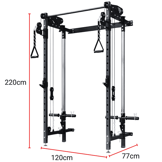 Rack Doble Polea Regulable SF-PRO 2