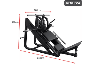 Prensa/Hack Squat Dual SF-PRO (RESERVA 40%)