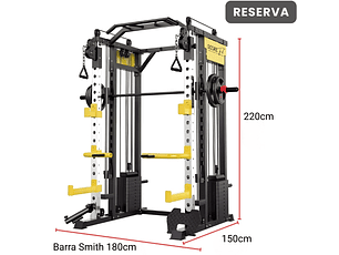 Power Rack SF-PRO + Banco Regulable + 30Kg Discos (RESERVA 40%)