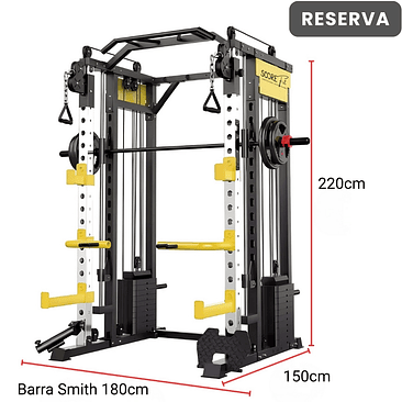Power Rack SF-PRO + Banco Regulable + 30Kg Discos (RESERVA 40%) 2