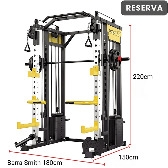 Power Rack SF-PRO + Banco Regulable + 30Kg Discos (RESERVA 40%) 2