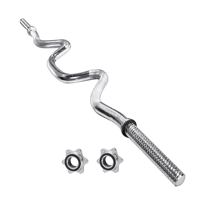 Pack 20 Kg Discos Grip Preolímpicos + Barra W + Cinturón Biceps 4