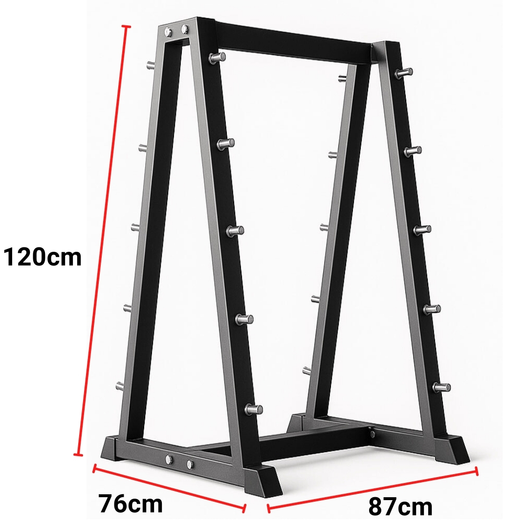Rack 10 Barras Mixtas (rectas/curvas) Peso Fijo 2