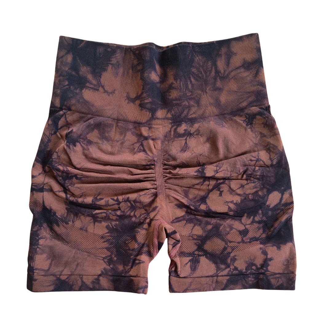 Calza Tie Dye Push Up Brown 3