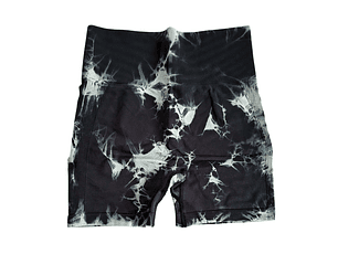 Calza Tie Dye Push Up Black