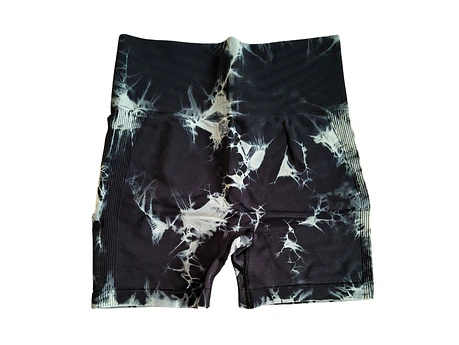 Calza Tie Dye Push Up Black