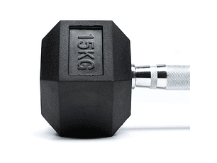 Par Mancuernas Hexagonales 15 Kg (total 30kg)