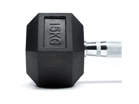 Par Mancuernas Hexagonales 15 Kg (total 30kg)