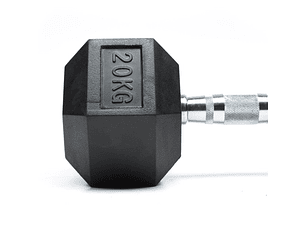 Par Mancuernas Hexagonales 20 Kg (total 40kg)