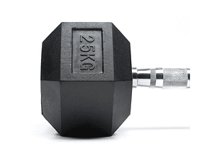Par Mancuernas Hexagonales 25 Kg (total 50kg)