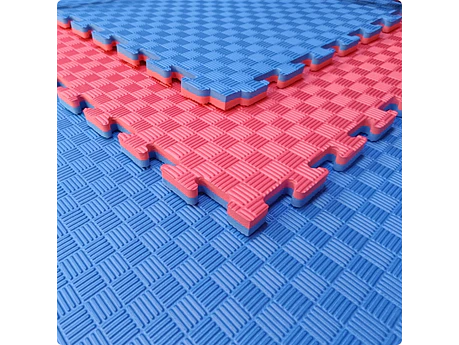 Tatami 100x100x3cm Rojo/Azul SCORE FIT®