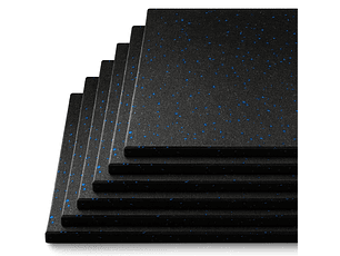 Pack 160 unidades Piso de Caucho 100x100x2cm (Superficie Rugosa)