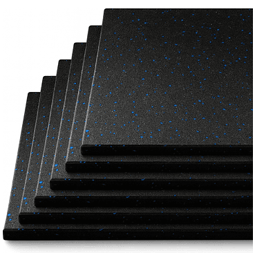 Pack 160 unidades Piso de Caucho 100x100x2cm (Superficie Rugosa) 1