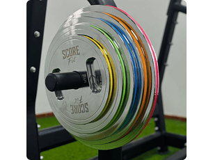 Par Discos Calibrados Powerlifting 10 Kg Score Fit®