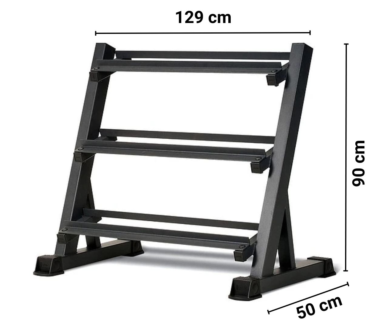 Rack de Mancuernas Horizontal (3 niveles) 2