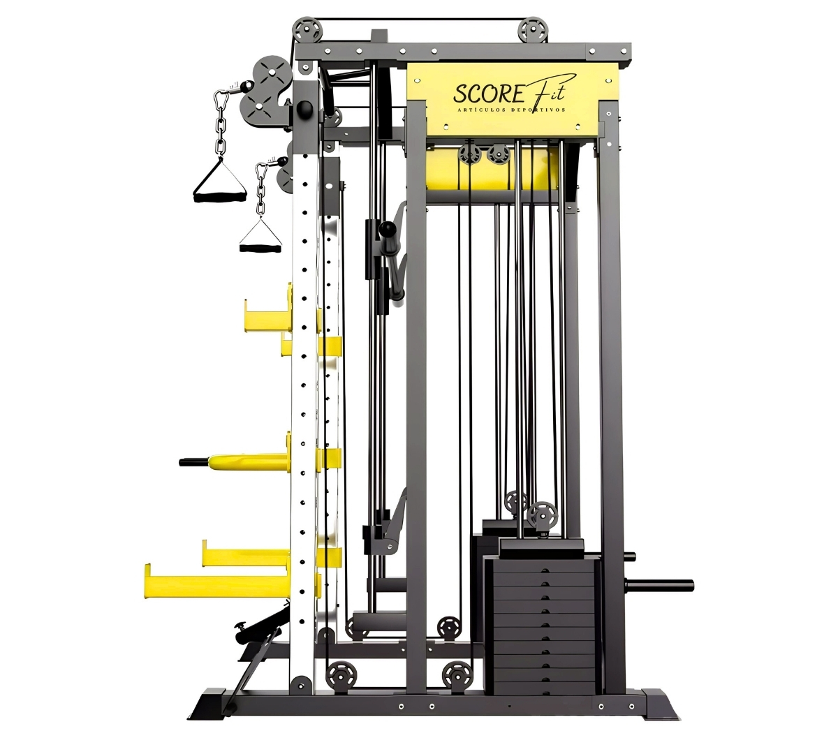 Power Rack SF-PRO + Banco Regulable + 30Kg en Discos 3