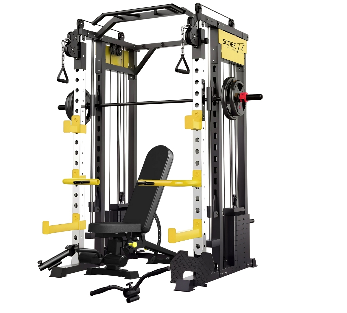 Power Rack SF-PRO + Banco Regulable + 30Kg en Discos 1