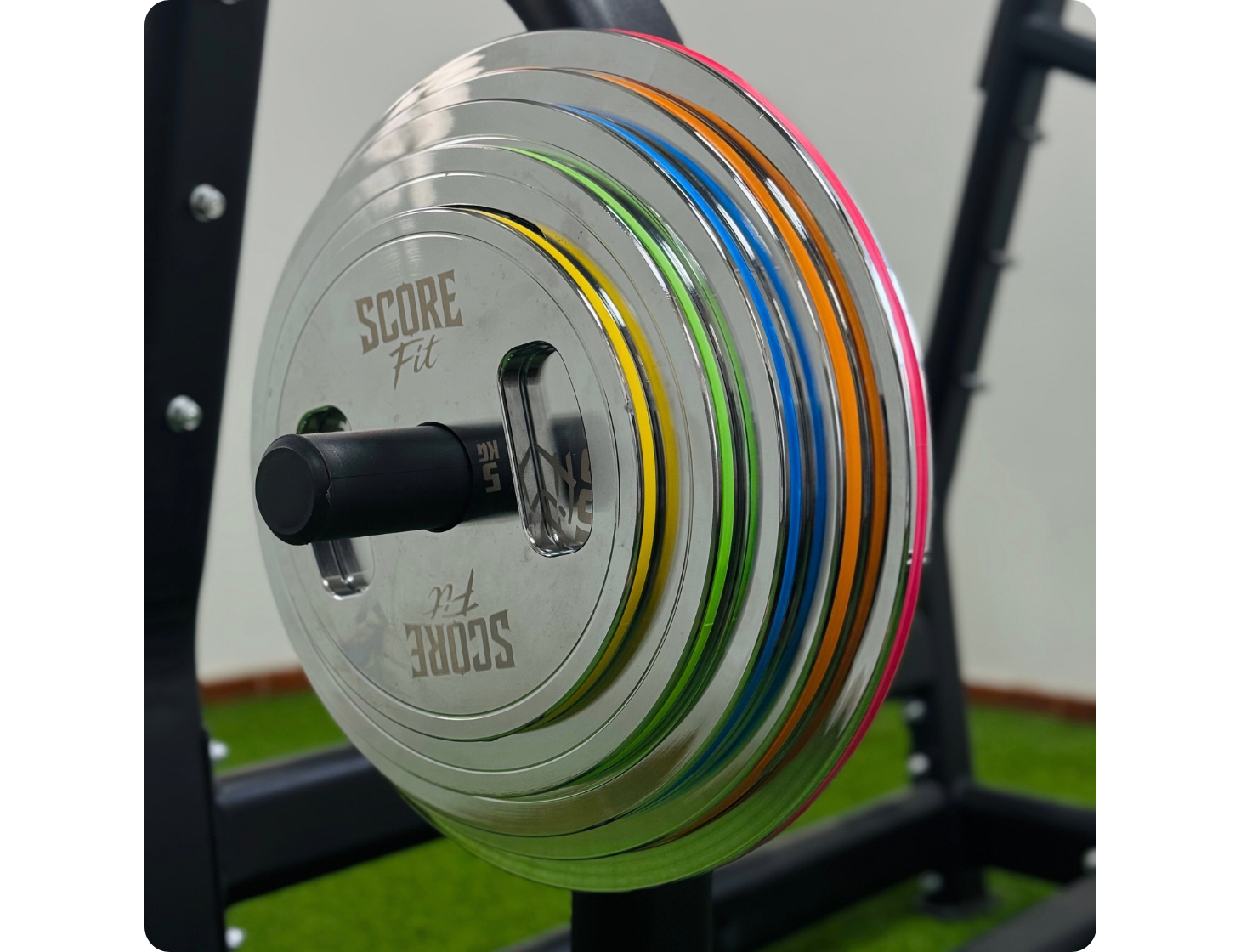 Pack 150 Kg Discos Calibrados Powerlifting + Barra Olímpica 20 Kg 4