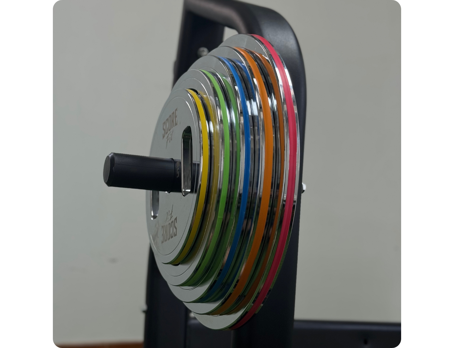 Set 150 Kg Discos Calibrados Powerlifting SCORE FIT® 4