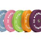 Set 150 Kg en Discos Bumper COLORS - Miniatura 1