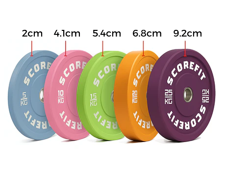 150 Kg Discos Bumper COLORS