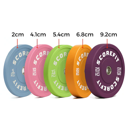 150 Kg Discos Bumper COLORS
