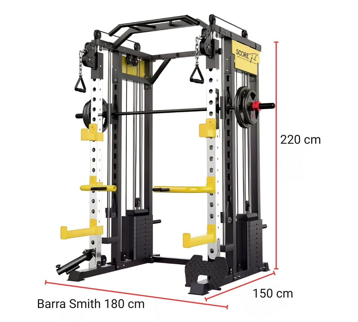 Power Rack SF-PRO + Banco Regulable + 30Kg en Discos 2