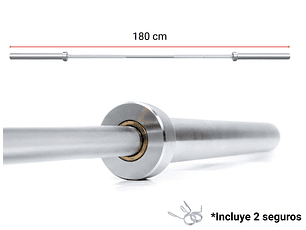Barra Olímpica 15 KG Score Fit® (1.80m)