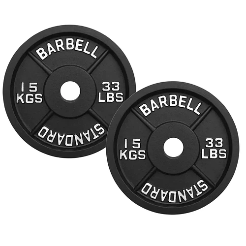 Par Discos Barbell Standard 15 Kg