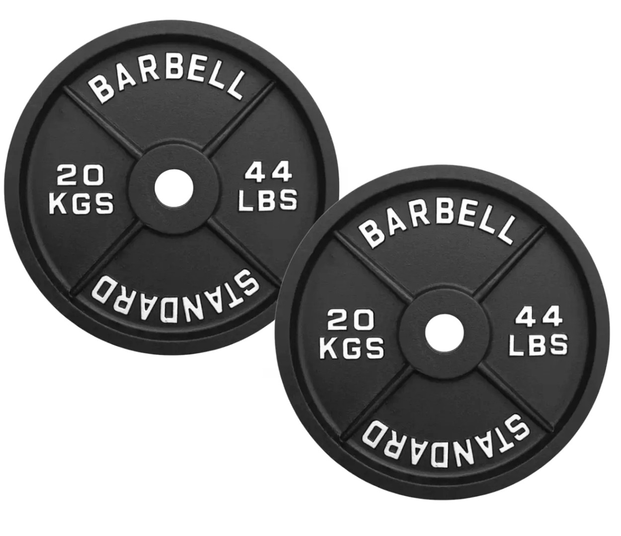 Par Discos IRON BLACK 20 Kg / 44 Lbs SCORE FIT® 1