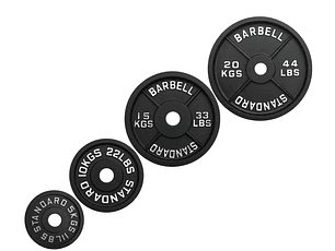 Par Discos IRON BLACK 10 Kg / 22 Lbs SCORE FIT®