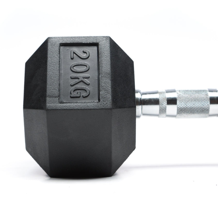 Pack 165 Kg Mancuernas Hexagonales (7.5 a 20kg) + Rack Triangular 7