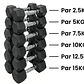 Set 105 Kg Mancuernas Hexagonales (2.5 a 15kg) - Miniatura 2