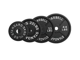 Set 150 Kg Discos IRON BLACK