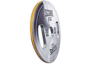 Par Discos Calibrados Powerlifting 20 Kg SCORE FIT®